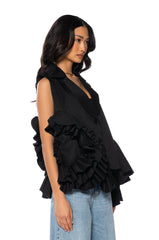 ALL THE RUFFLE VEST