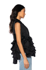 ALL THE RUFFLE VEST