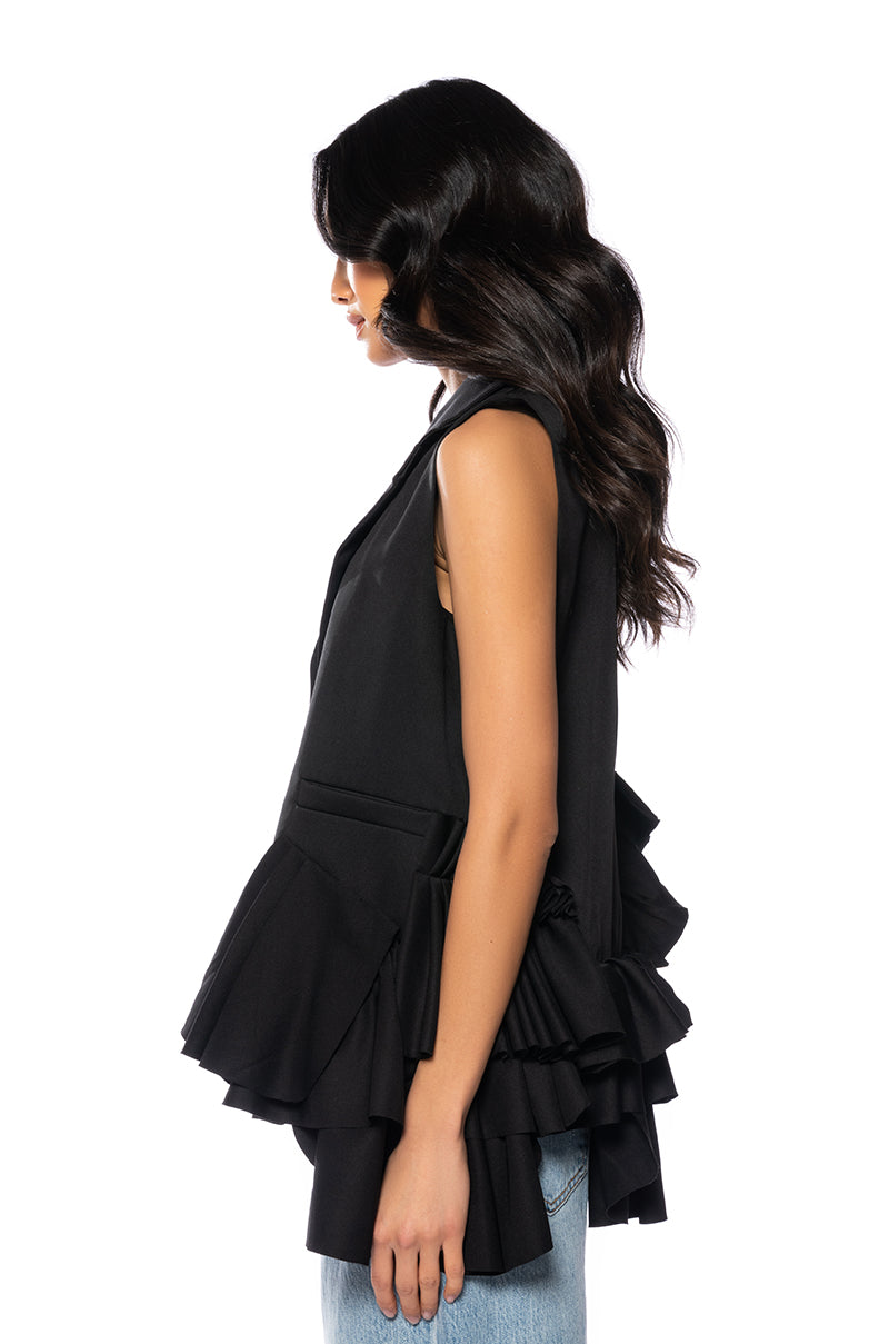 ALL THE RUFFLE VEST