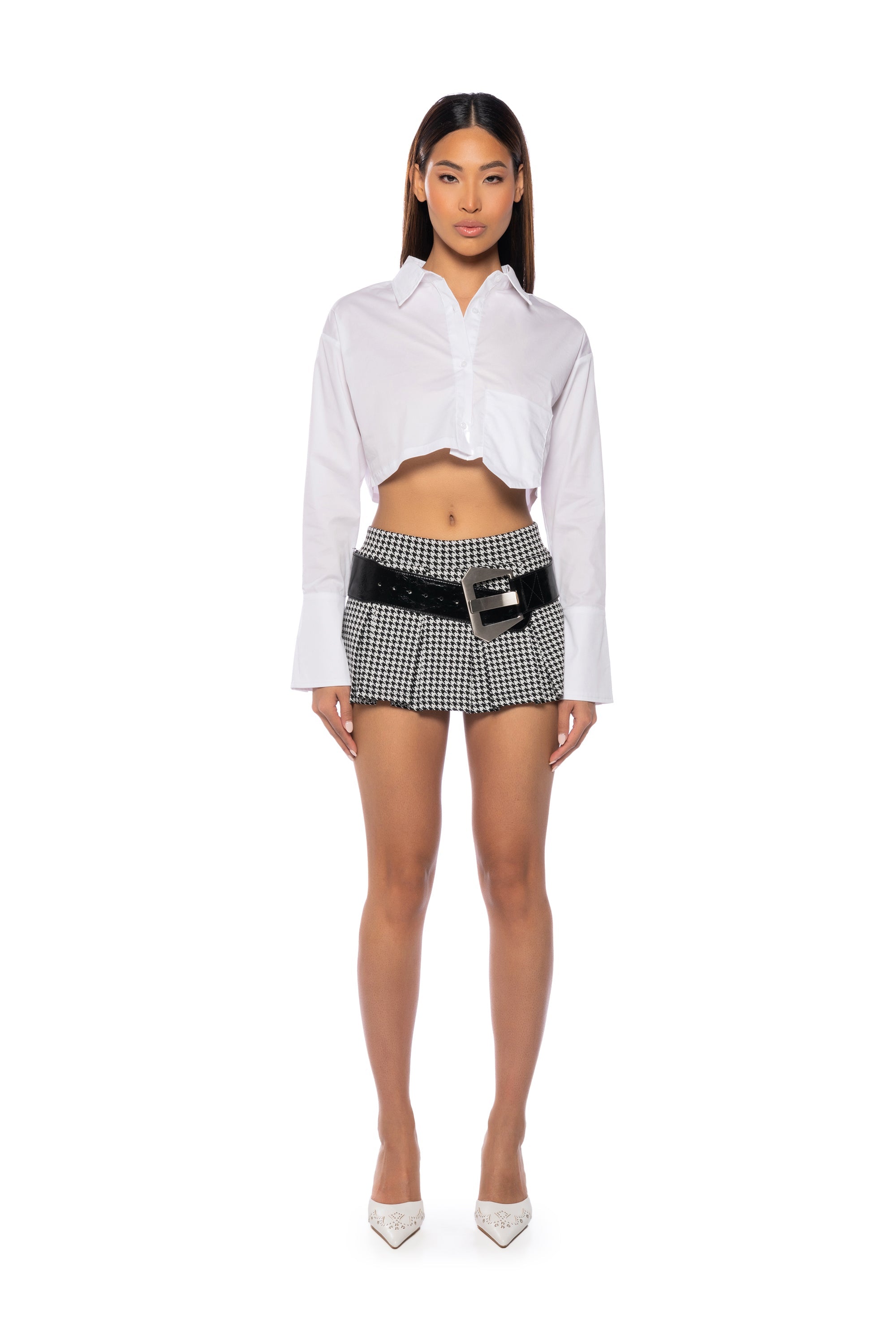 YOURS TRULY MICRO MINI SKORT