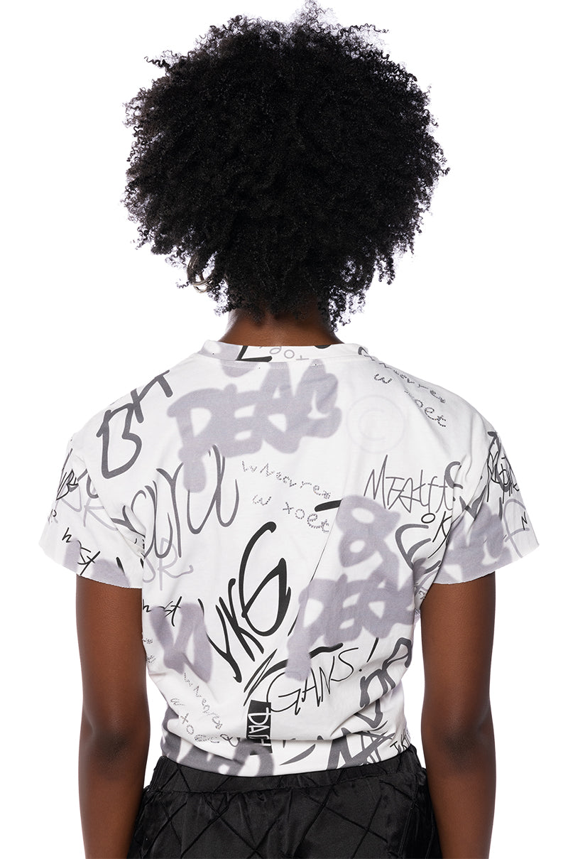 ALWAYS IN STYLE TIE FRONT TSHIRT