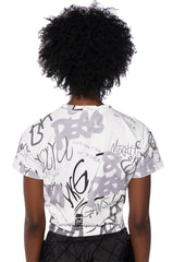 ALWAYS IN STYLE TIE FRONT TSHIRT