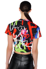 ALWAYS IN STYLE TIE FRONT TSHIRT