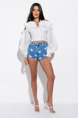 AMORE DENIM SHORT