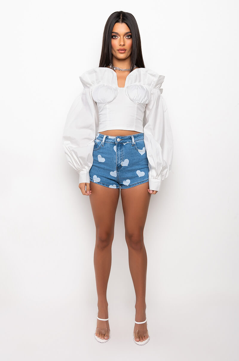 AMORE DENIM SHORT