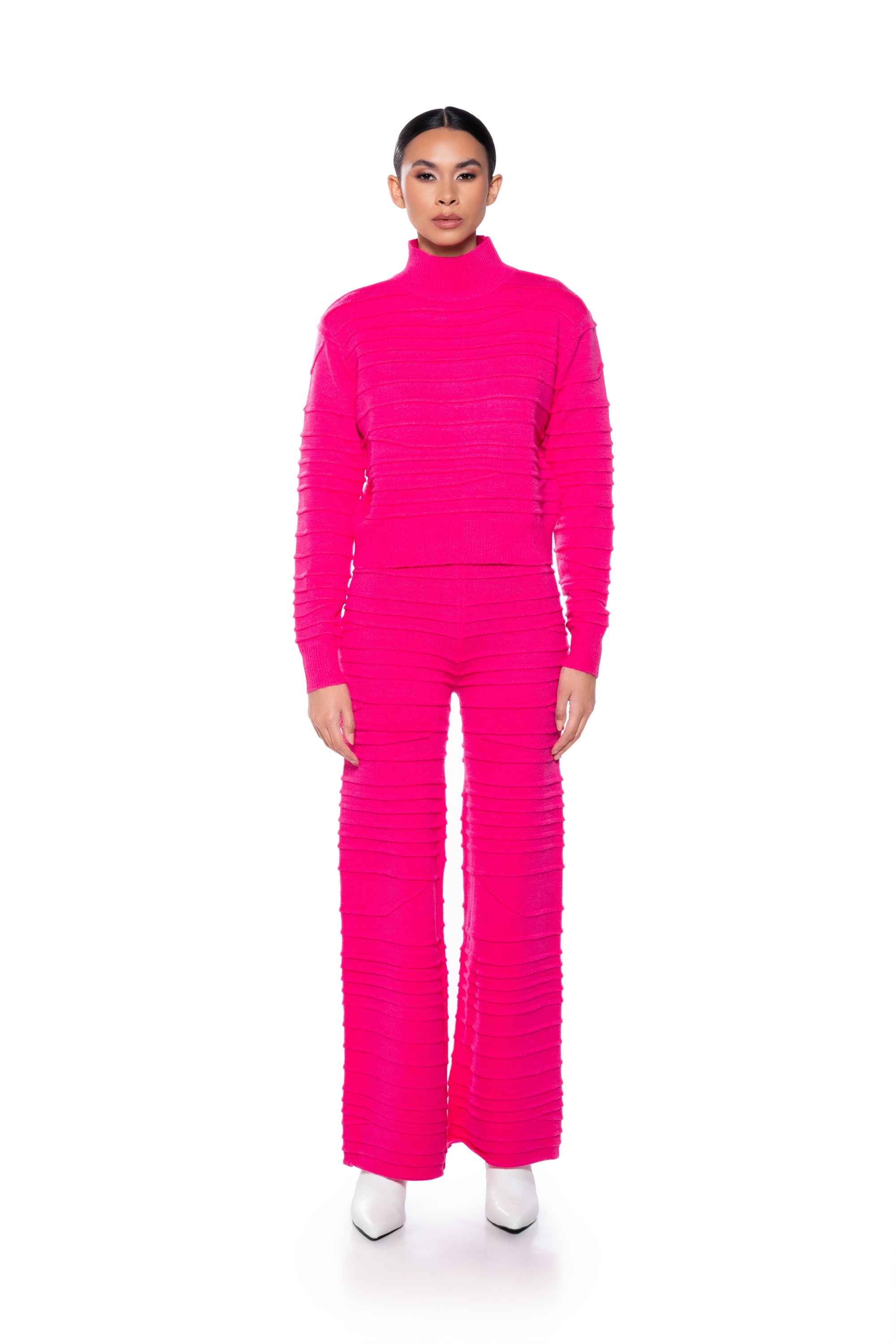 ANGEL ENERGY WIDE LEG KNIT TROUSER