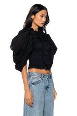 ANNIKA STATEMENT SLEEVE TOP