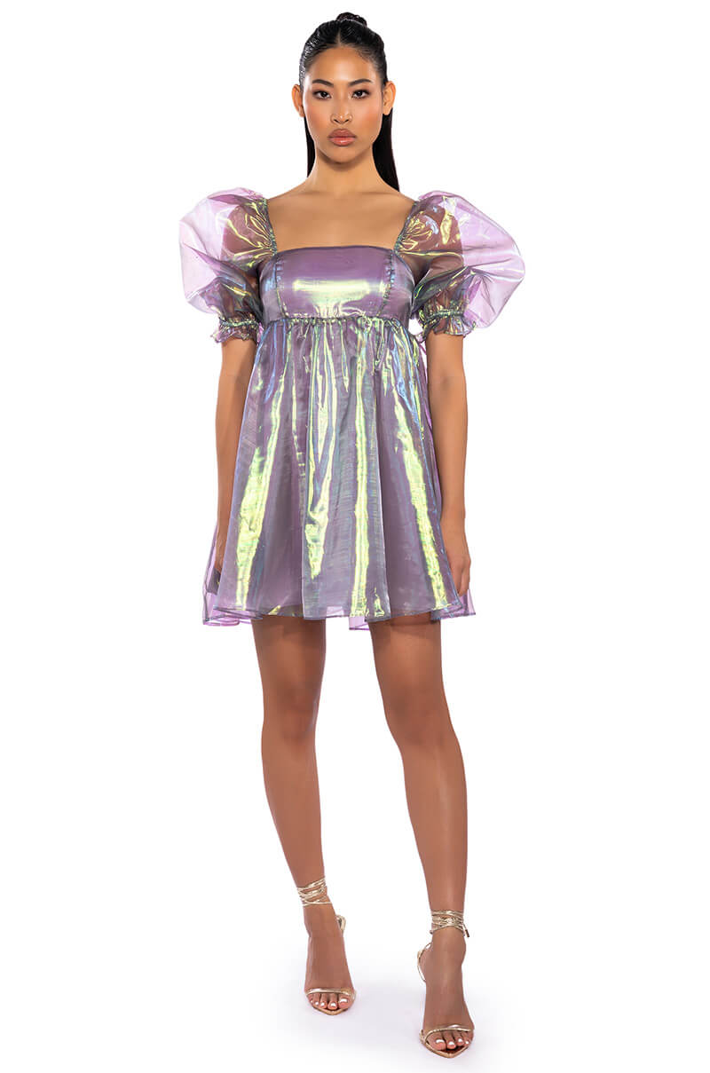 ANOTHER DREAM FLOUNCE MINI DRESS