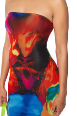 ANOTHER LEVEL STRAPLESS DRESS