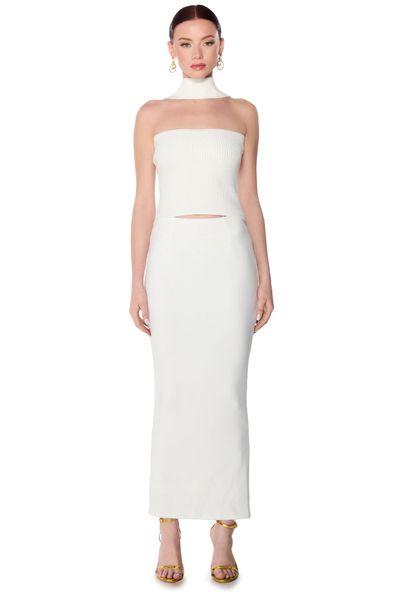 ANYTHING BUT BASIC MAXI SKIRT