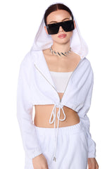 ARI DRAWSTRING WAIST HOODIE