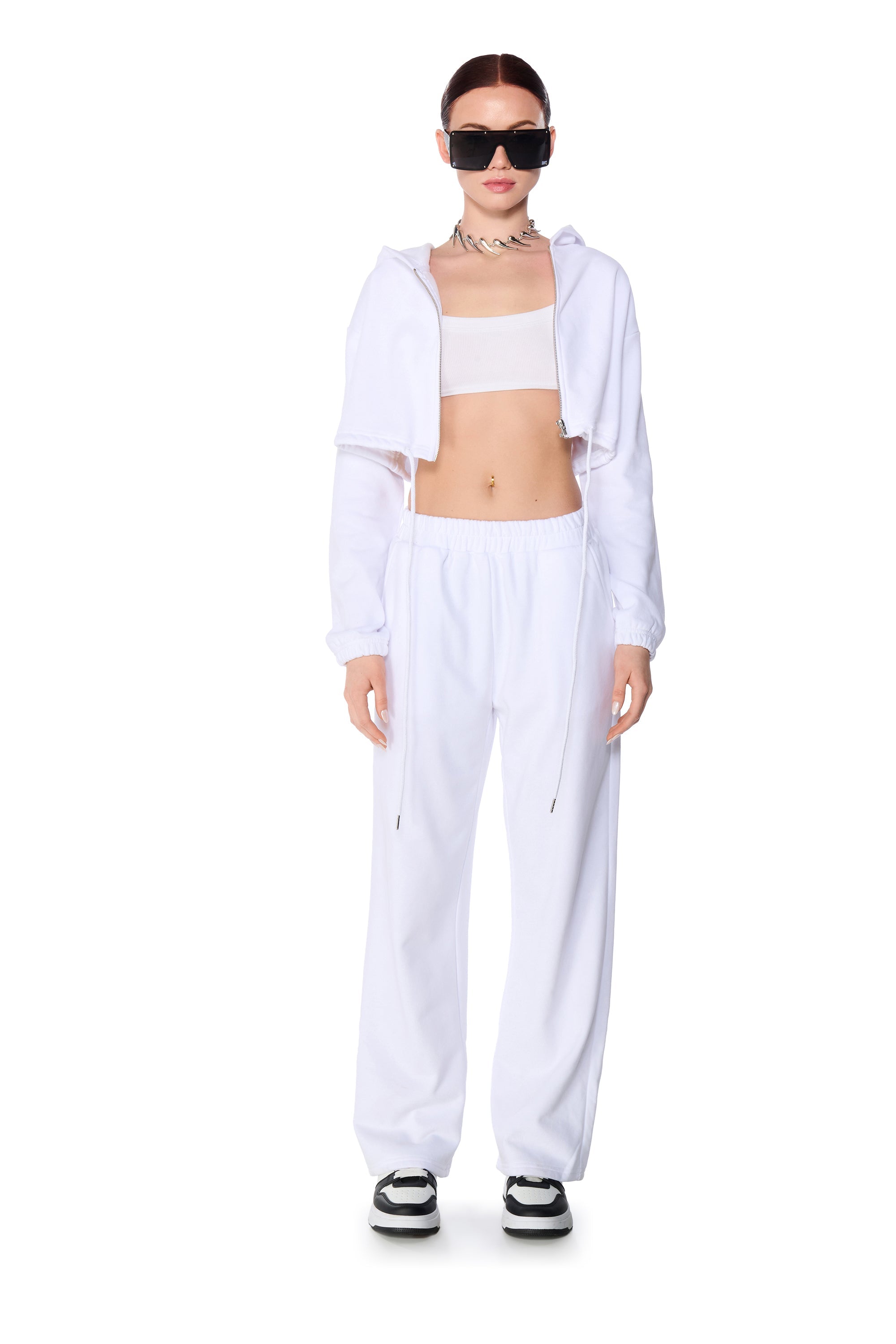 ARI DRAWSTRING WAIST HOODIE