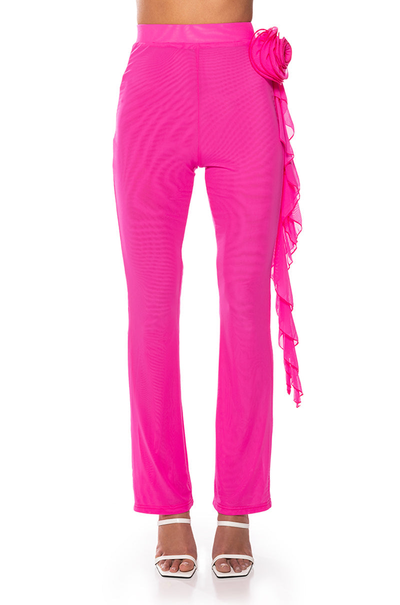 ARIANA FLOUNCED FLARED LEGGING