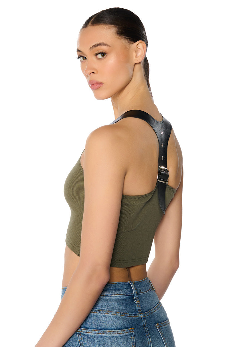 ARLO BUCKLE DETAIL REVERSIBLE TANK