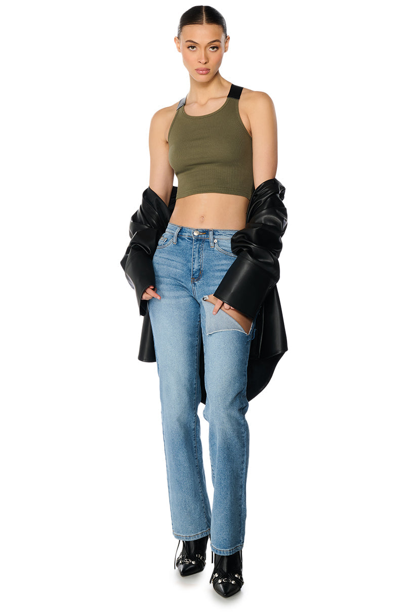 ARLO BUCKLE DETAIL REVERSIBLE TANK