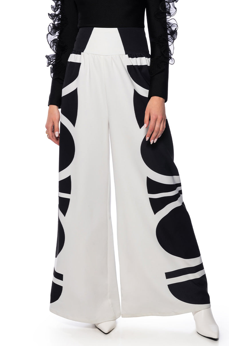 AT THE VILLA PALAZZO BANDED PANT