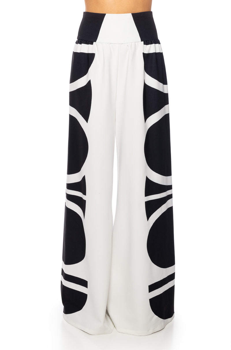 AT THE VILLA PALAZZO BANDED PANT