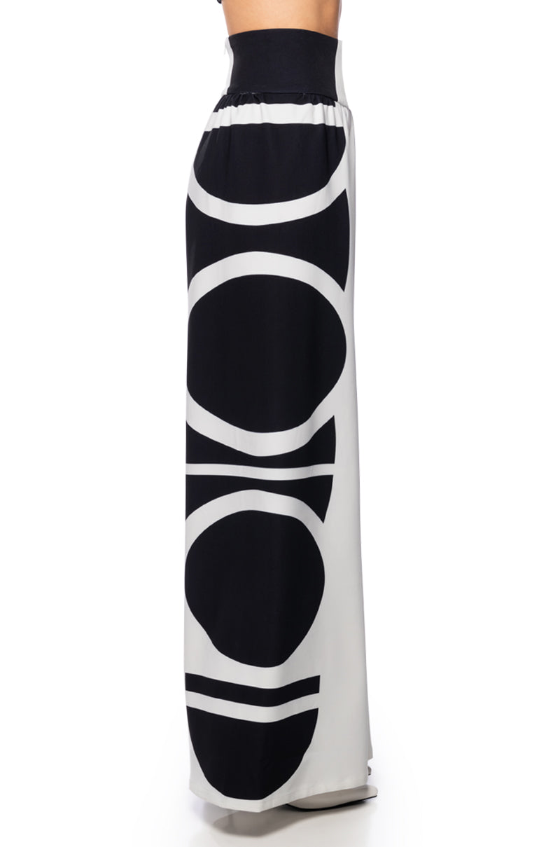 AT THE VILLA PALAZZO BANDED PANT