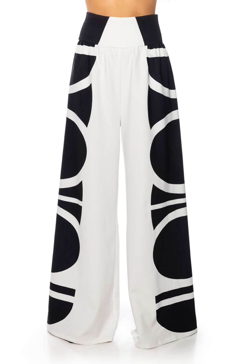 AT THE VILLA PALAZZO BANDED PANT