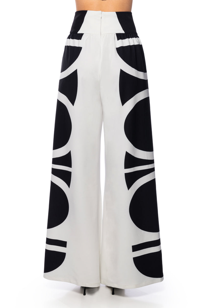 AT THE VILLA PALAZZO BANDED PANT