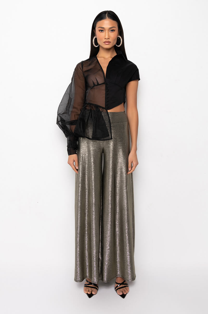 AVANT GUARDED ASYMMETRICAL BLOUSE