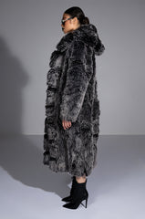 ALL THAT FAUX FUR LONG COAT