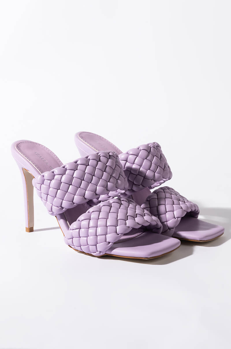 AZALEA WANG ALL YOUR LOVE STILETTO SANDAL IN PURPLE