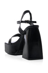 AZALEA WANG AVILA PATENT SANDAL IN BLACK