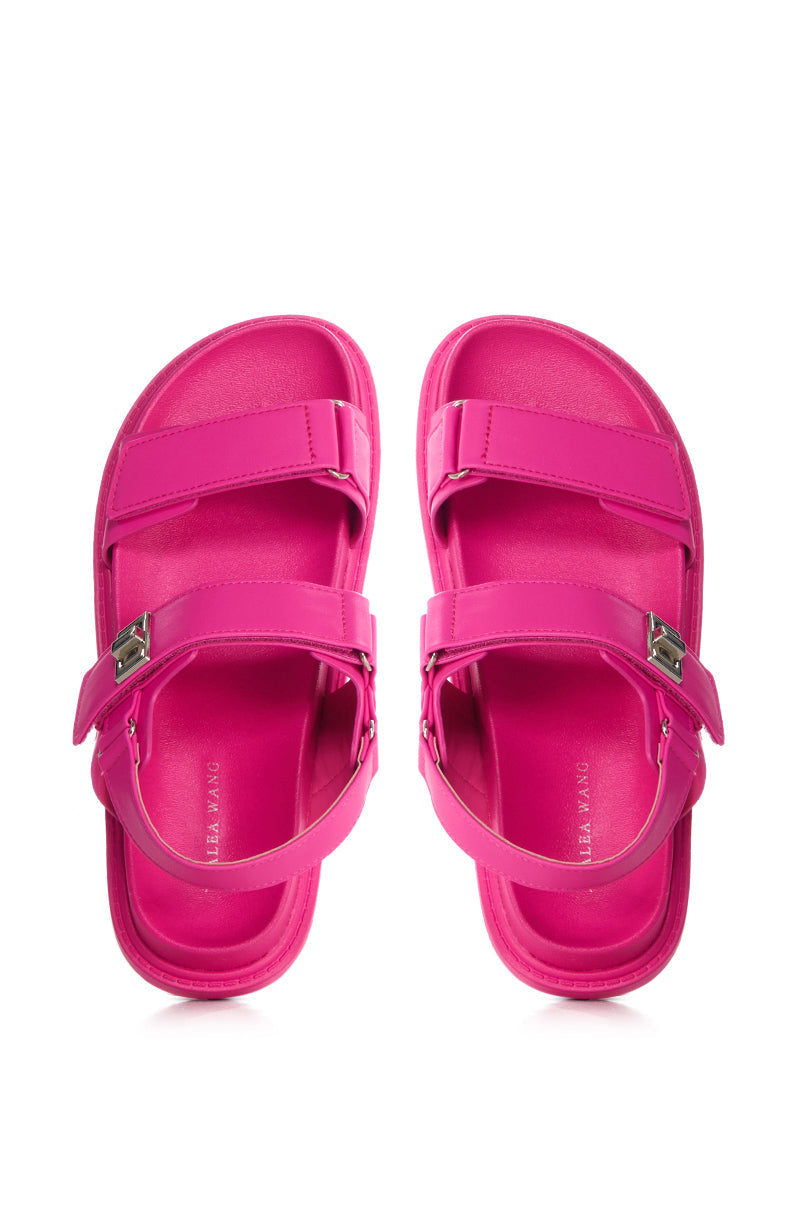 AZALEA WANG BEACHY BUM PINK SANDAL