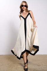 AZALEA WANG BEAUTIMOUS BLACK LACE UP BALLET FLAT