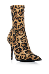 AZALEA WANG BIG ROAR LEOPARD BOOTIE