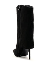 AZALEA WANG BOLD BLING SNAKE BOOTIE IN BLACK