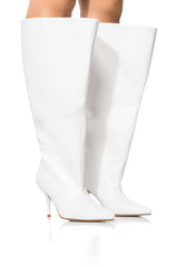 AZALEA WANG BRIGHTEN BUCKET BOOT IN CREAM