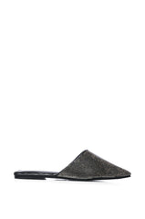 AZALEA WANG COLBY BLACK POINTED TOE FLAT
