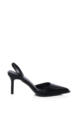 AZALEA WANG MAC BLACK PU PUMP