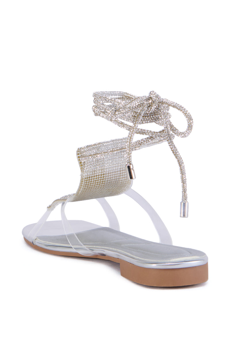 AZALEA WANG ESKEL SILVER SANDAL