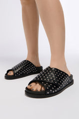 AZALEA WANG FALLYN BLACK SANDAL