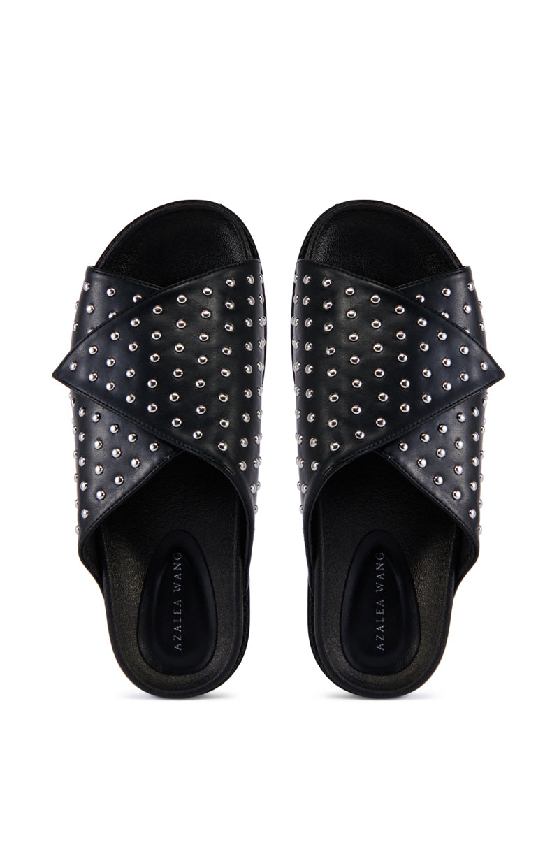 AZALEA WANG FALLYN BLACK SANDAL