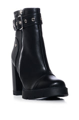 AZALEA WANG GLASGOW BOOTIE IN BLACK