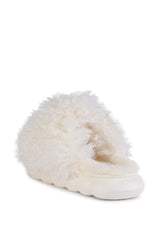 AZALEA WANG LAWSON WHITE SLIPPER