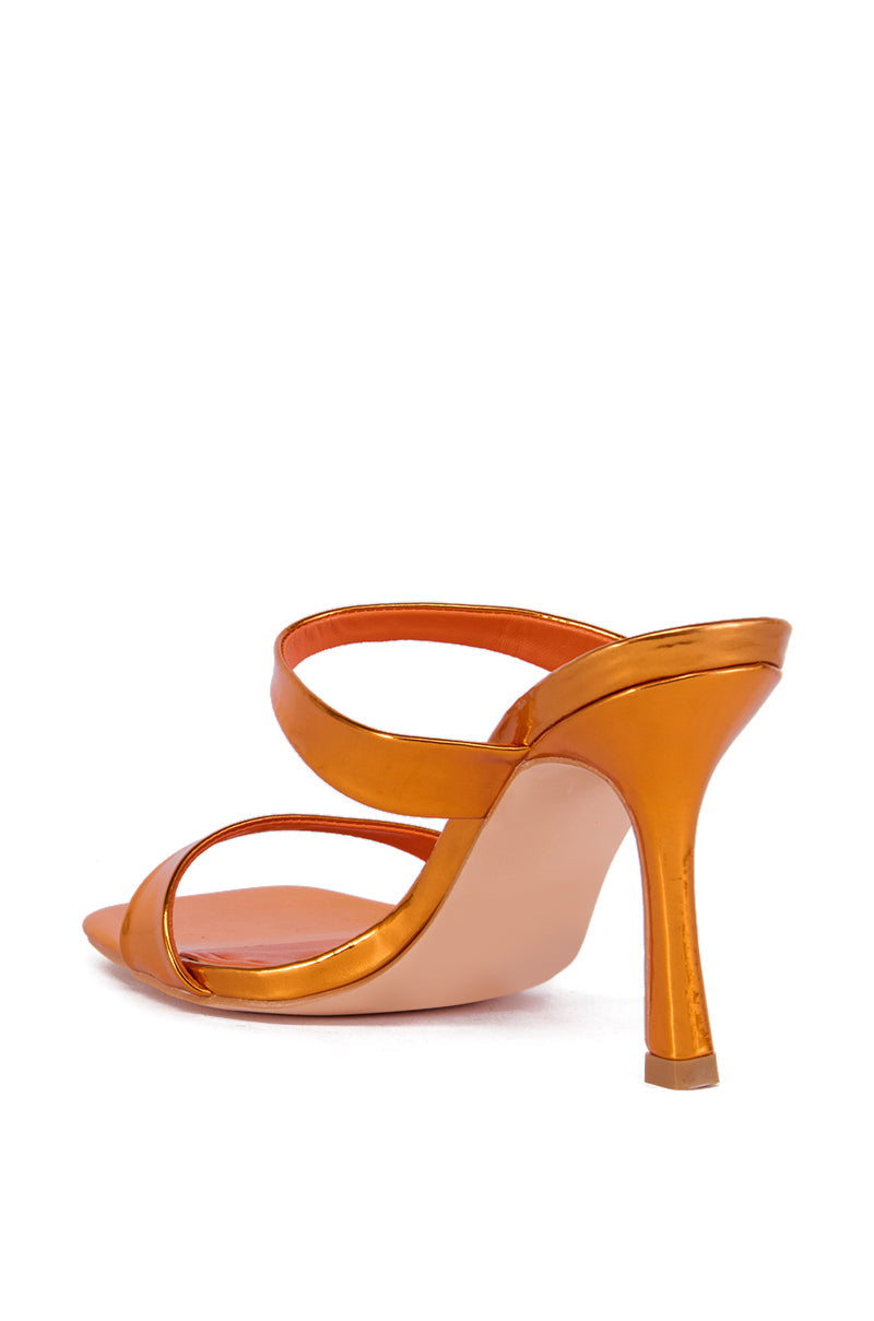 AZALEA WANG RAMIRO ORANGE METALLIC SANDAL