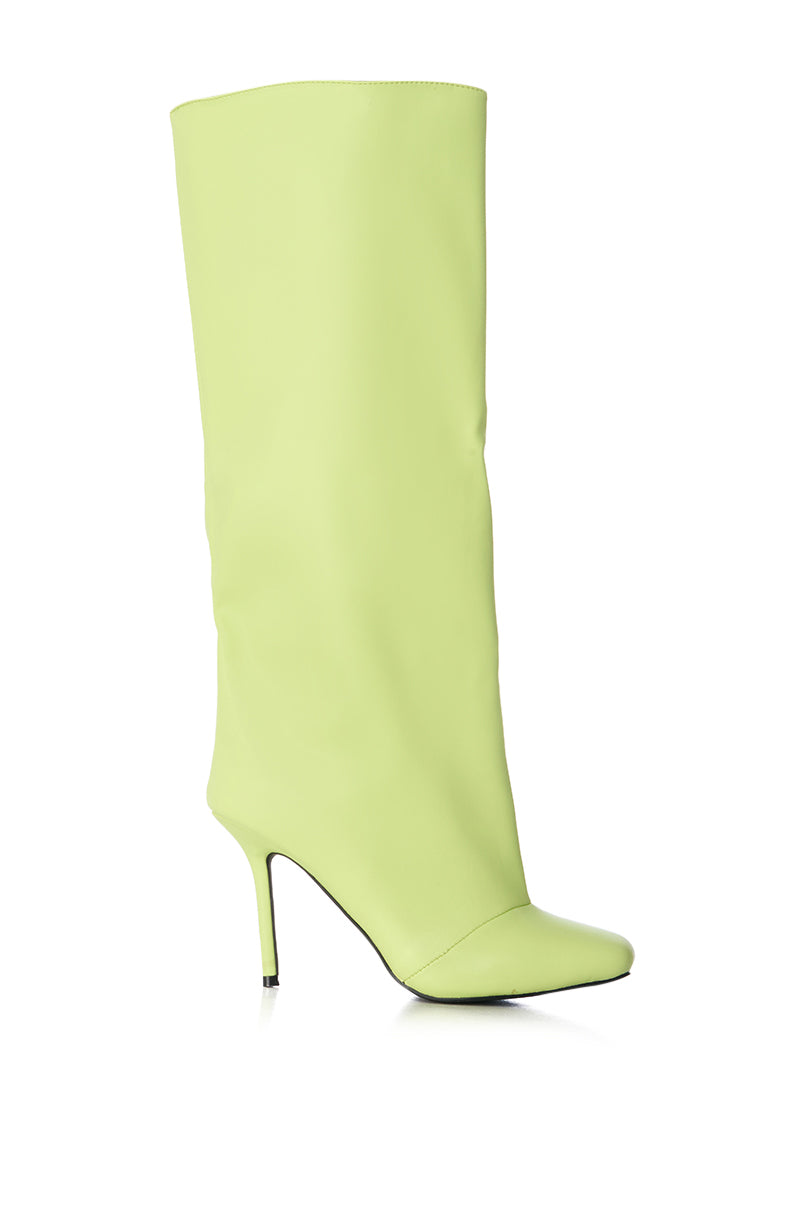 AZALEA WANG REBELITE LIME BOOT