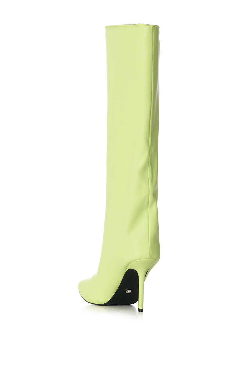 AZALEA WANG REBELITE LIME BOOT