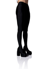 AZALA WANG HEYHEY DISCO STRETCH CHUNKY PANT BOOT IN BLACK