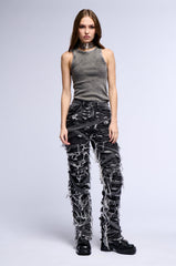 BASIC DISTRESSED MINERAL WASH TANK TOP IN GREY