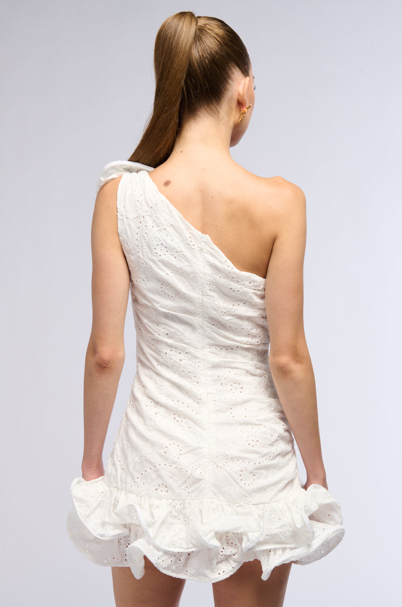 BEST DRESSED RUFFLED MINI DRESS