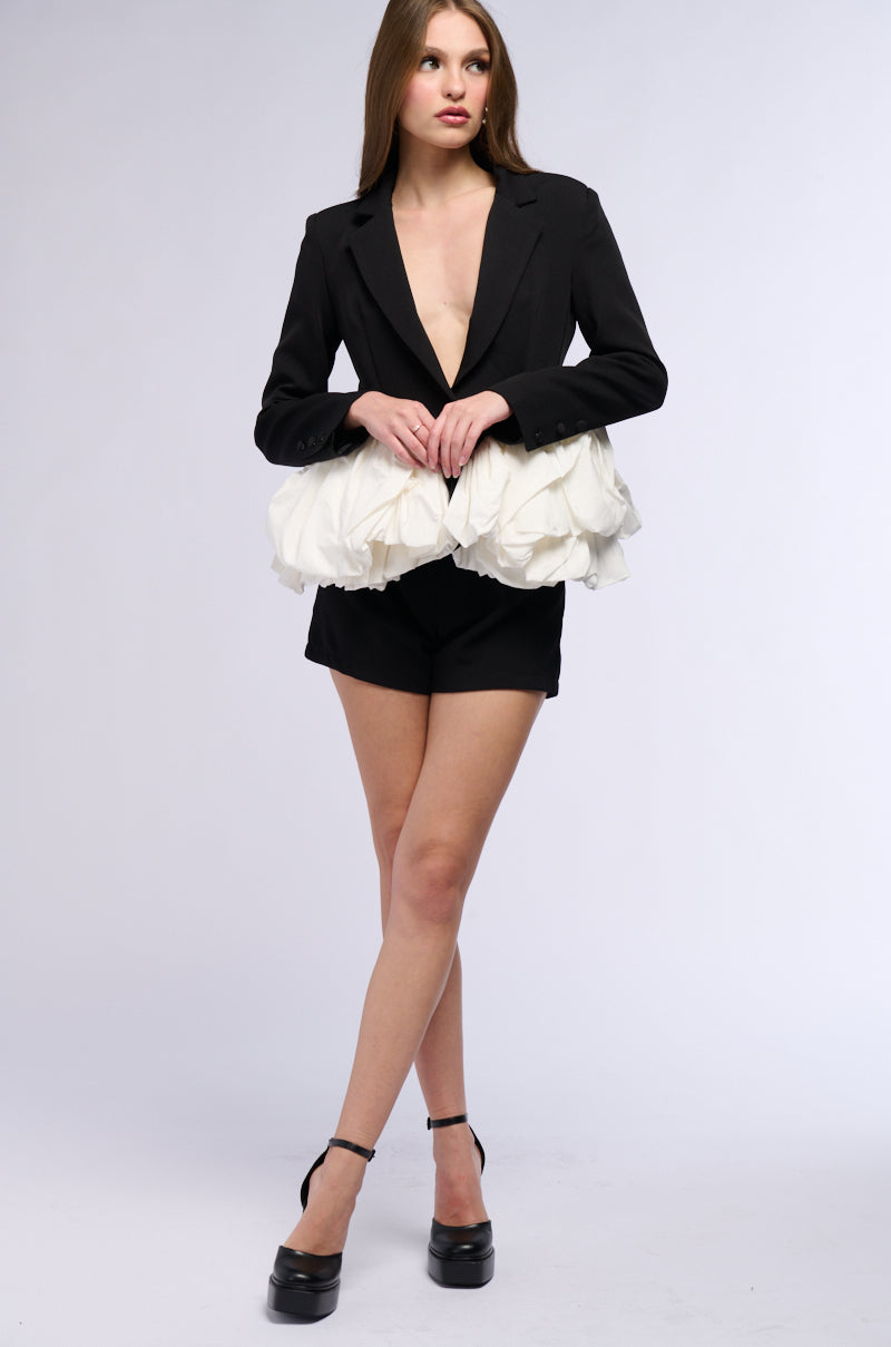 BONNE NUIT PEPLUM BLAZER