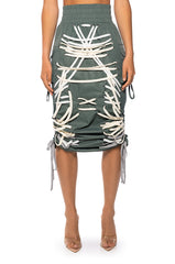 BRIELLE TIED UP MAXI SKIRT