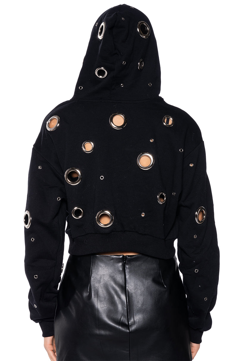 CARINA GROMMET HOODIE