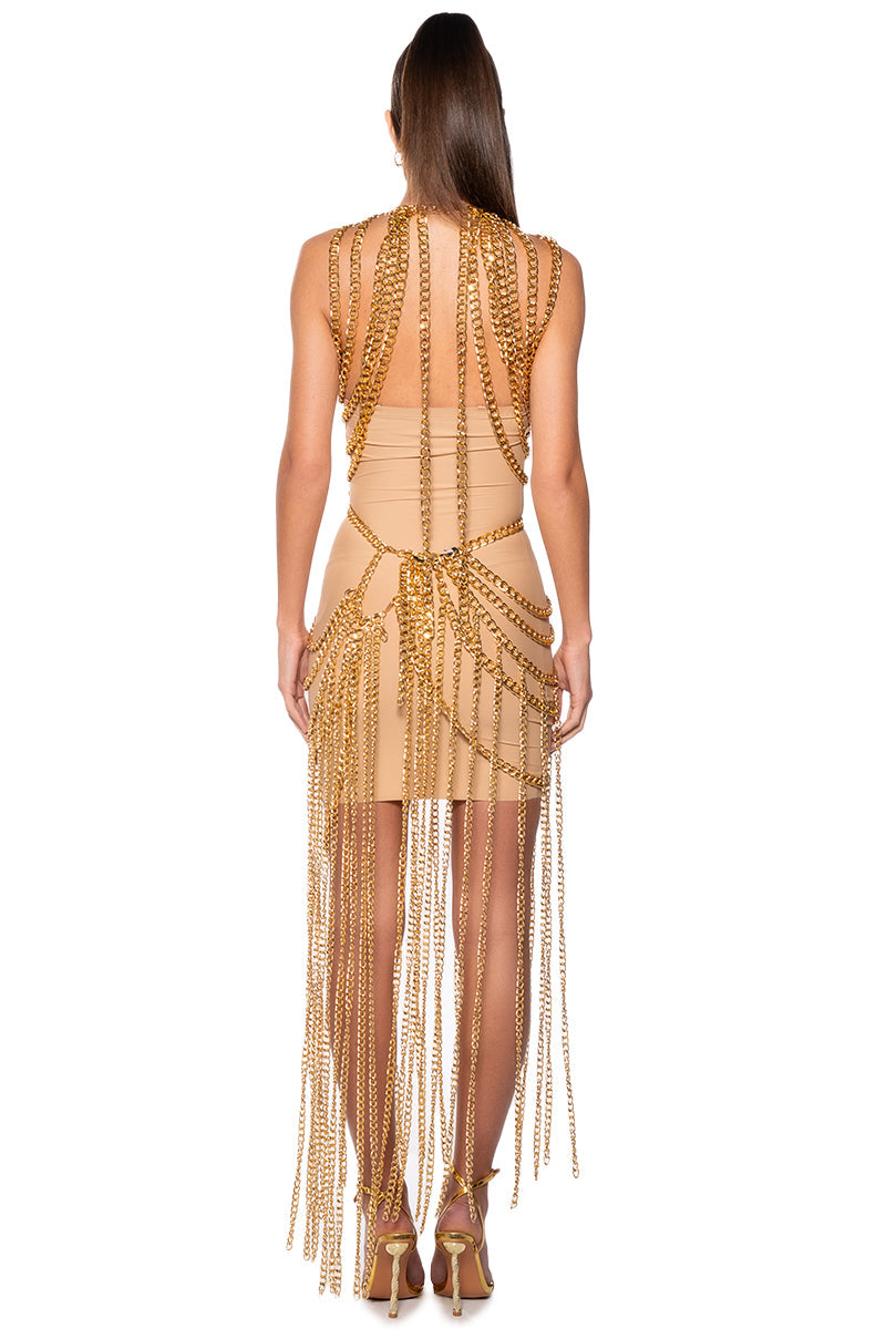 CHAIN ME UP MAXI DRESS